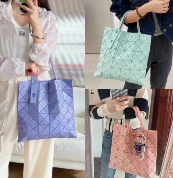 ✨馬卡龍色系 立體菱格紋肩背包