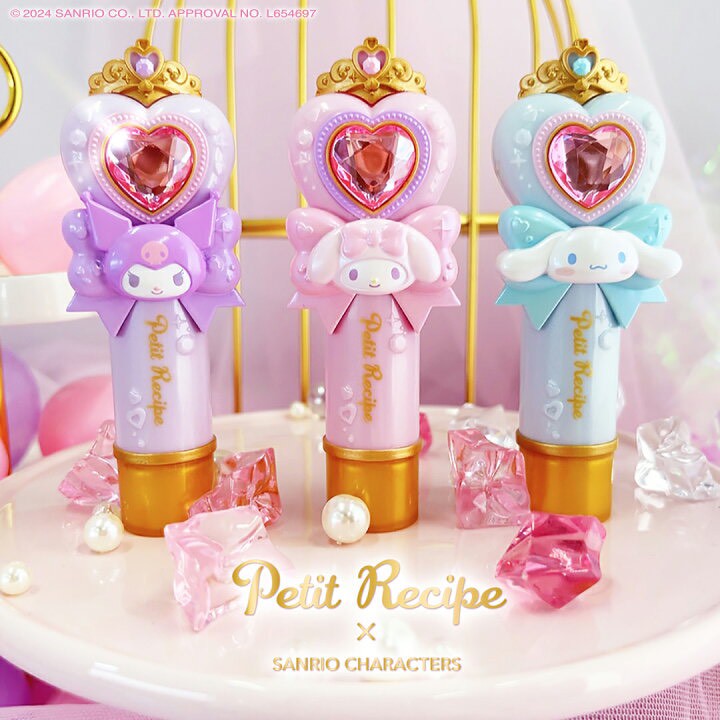 日本🇯🇵Sanrio 魔法變身愛心權杖風口紅玩具