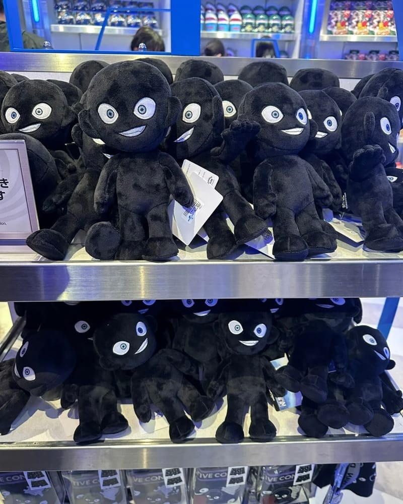 日本環球影城 名偵探柯南 犯人公仔 黑衣人公仔