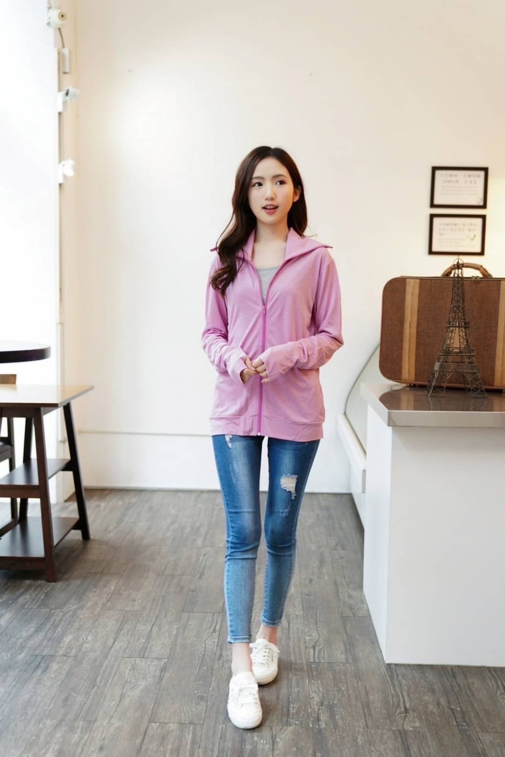 🌟輕柔UV立領防曬衣