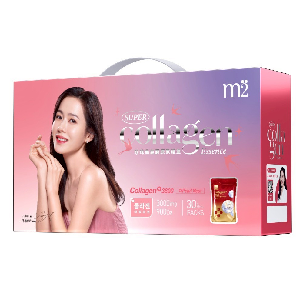 【m2美度】珍珠燕窩膠原飲禮盒(30入/盒)