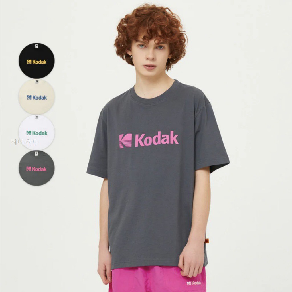 🇰🇷韓國KODAK柯達 男女同款 基本款logo系列短袖T恤