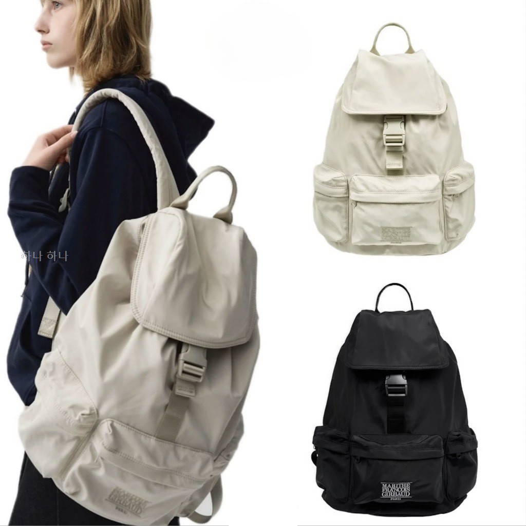 🍊韓國🇰🇷Marithe 經典logo 3口袋大背包