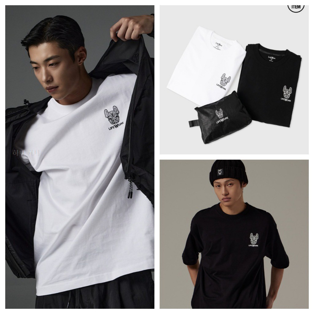 🌟韓國潮牌🌟【禹棹煥同款】 LifeWork兩件套 T 卹