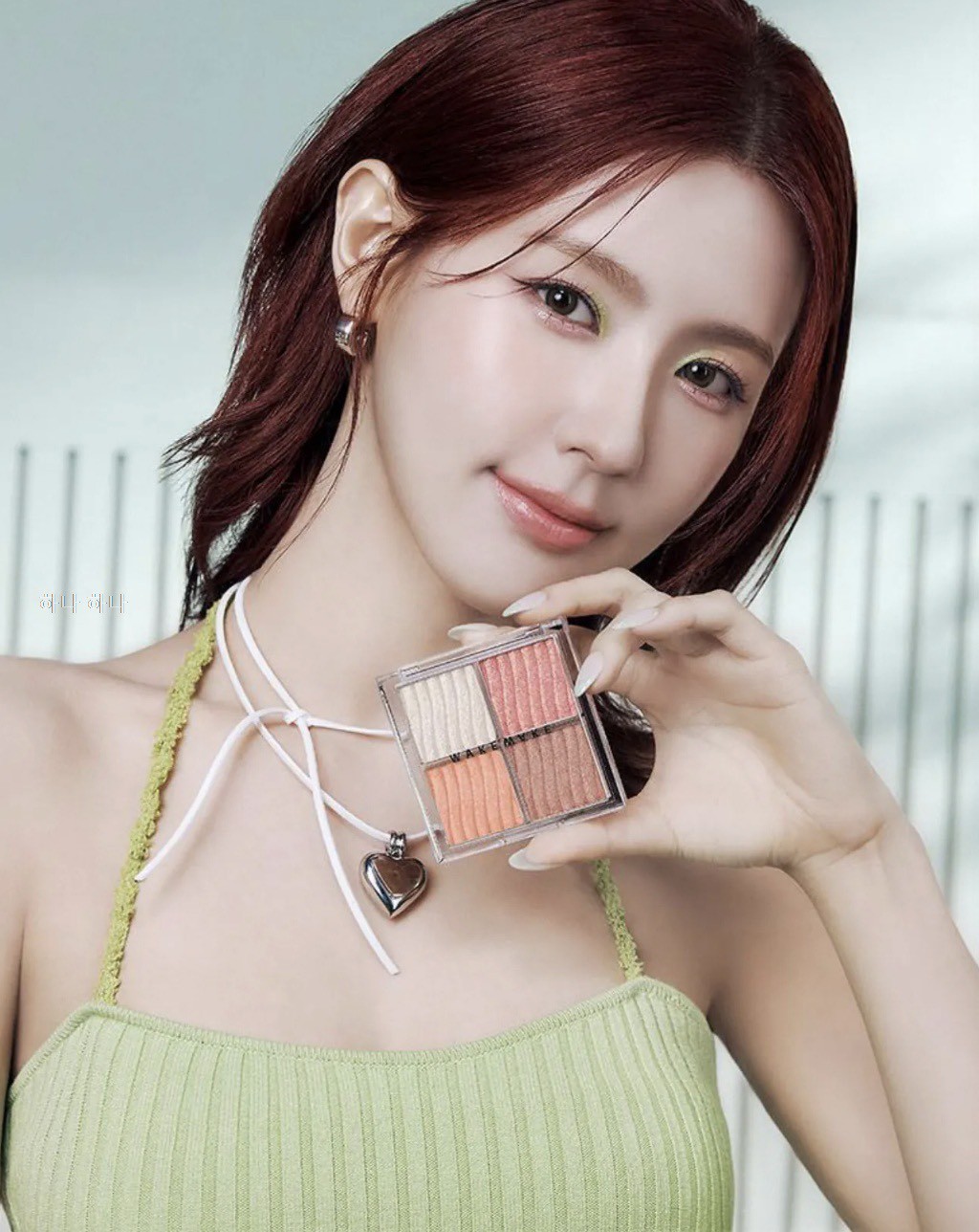 韓國🇰🇷WAKEMAKE四宮格閃亮高光眼影盤 -［ WARM GLOW暖色調 ］