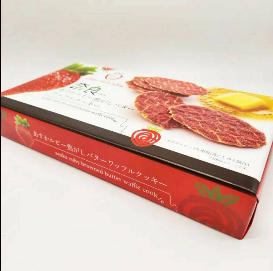 奈良紅寶石草莓華夫餅乾 （12入）