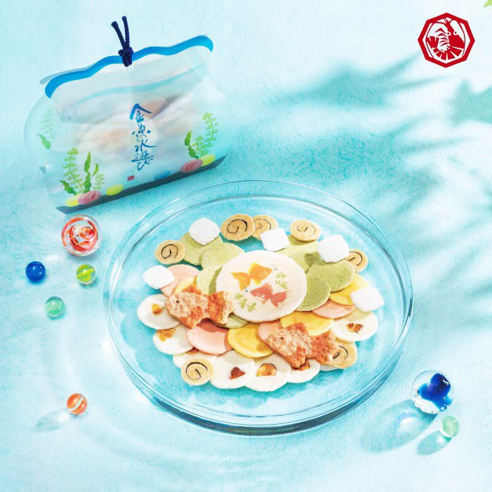 🇯🇵【日本桂新堂】夏日限定｜金魚戲水蝦仙貝 34g
