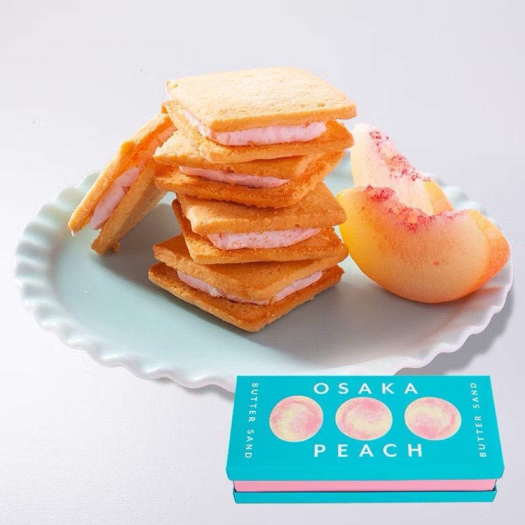 008510🍑日本限定｜大阪水蜜桃奶油夾心酥