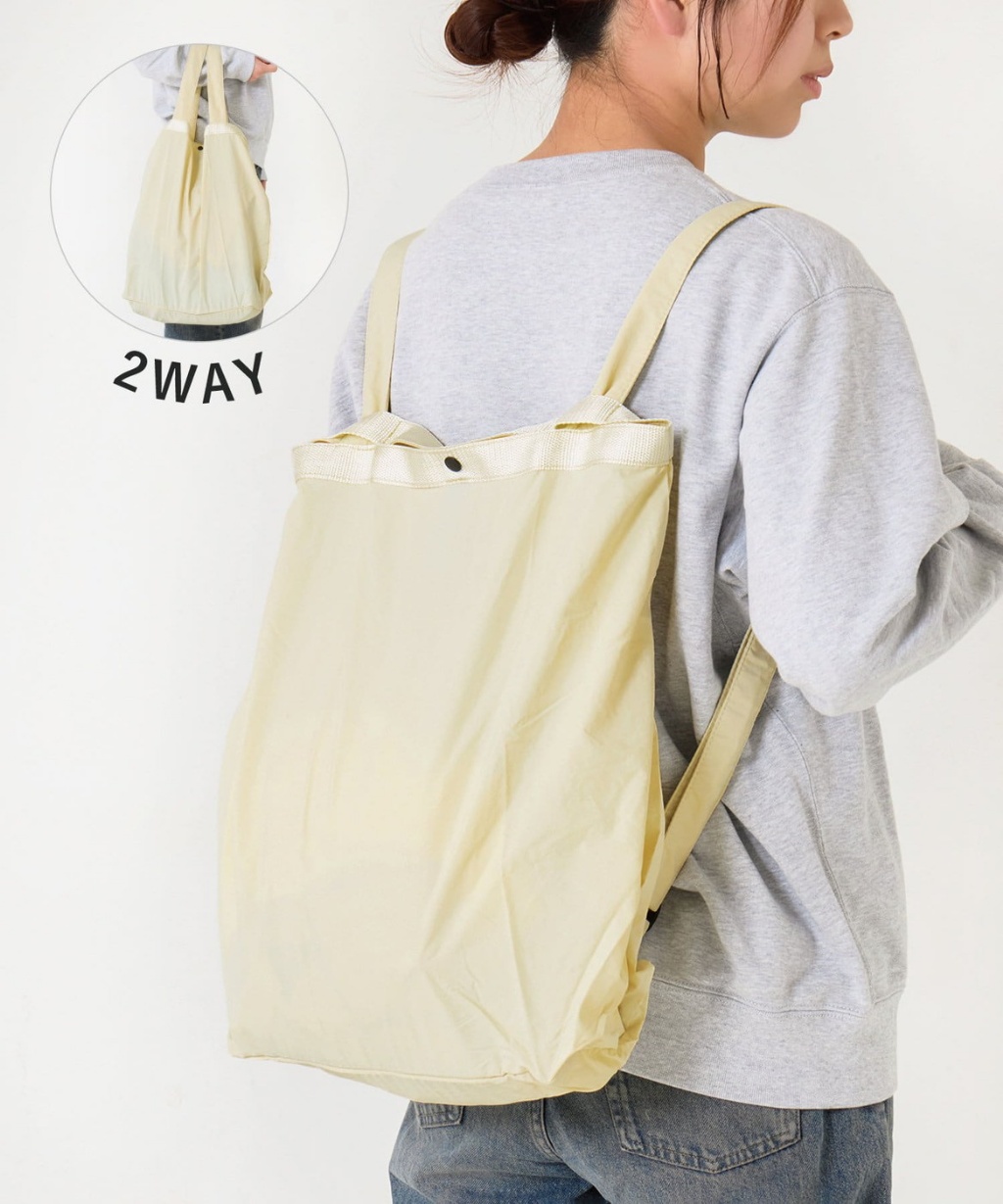 🎒日本🇯🇵2WAY折疊後背環保袋