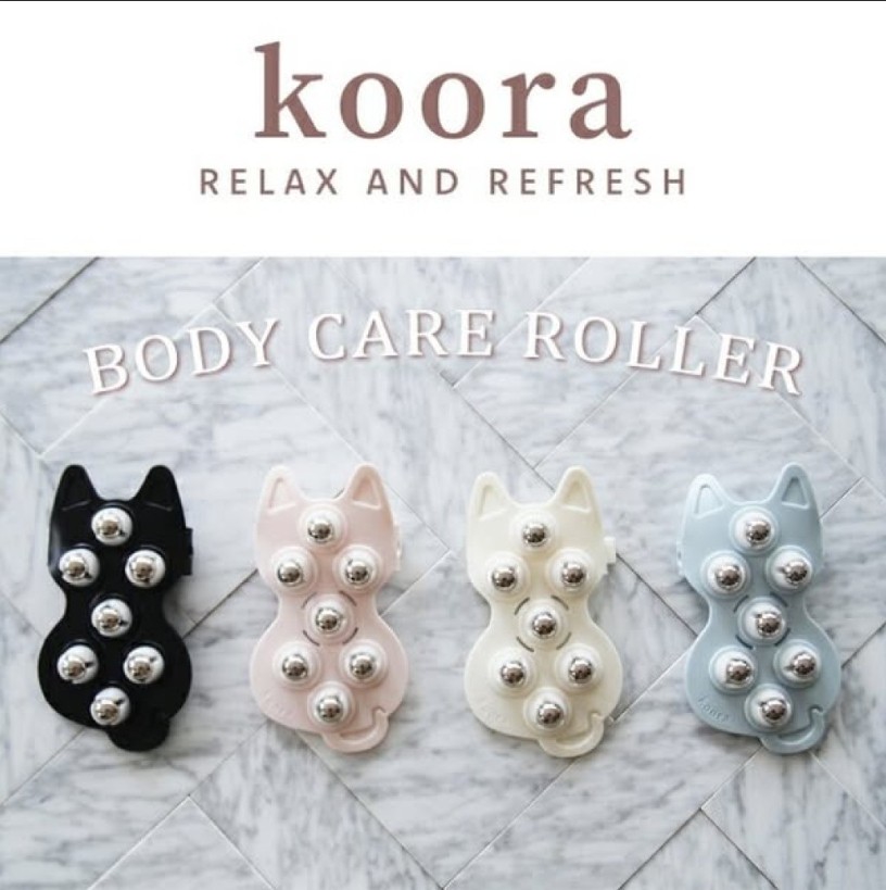 日本koora貓咪造型滾珠按摩器