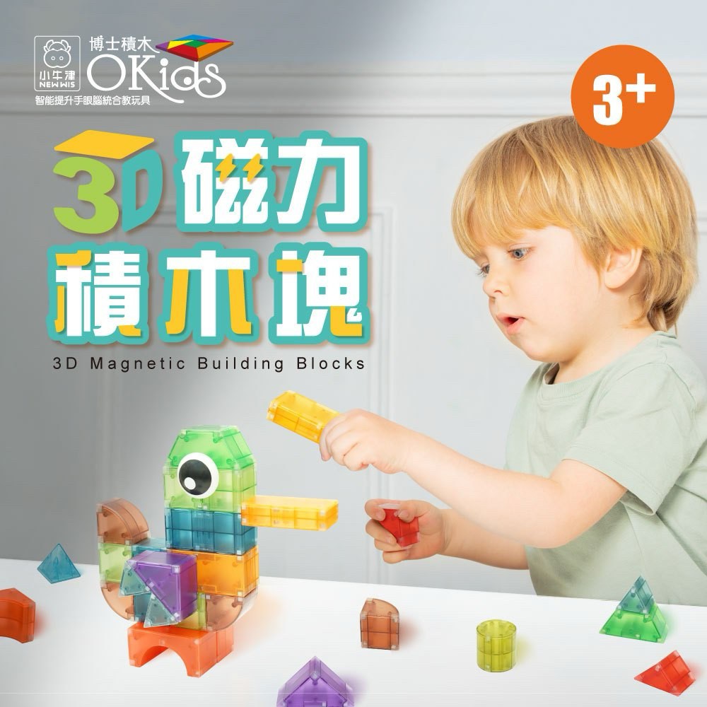🧲【小牛津】3D磁力積木塊 42pcs