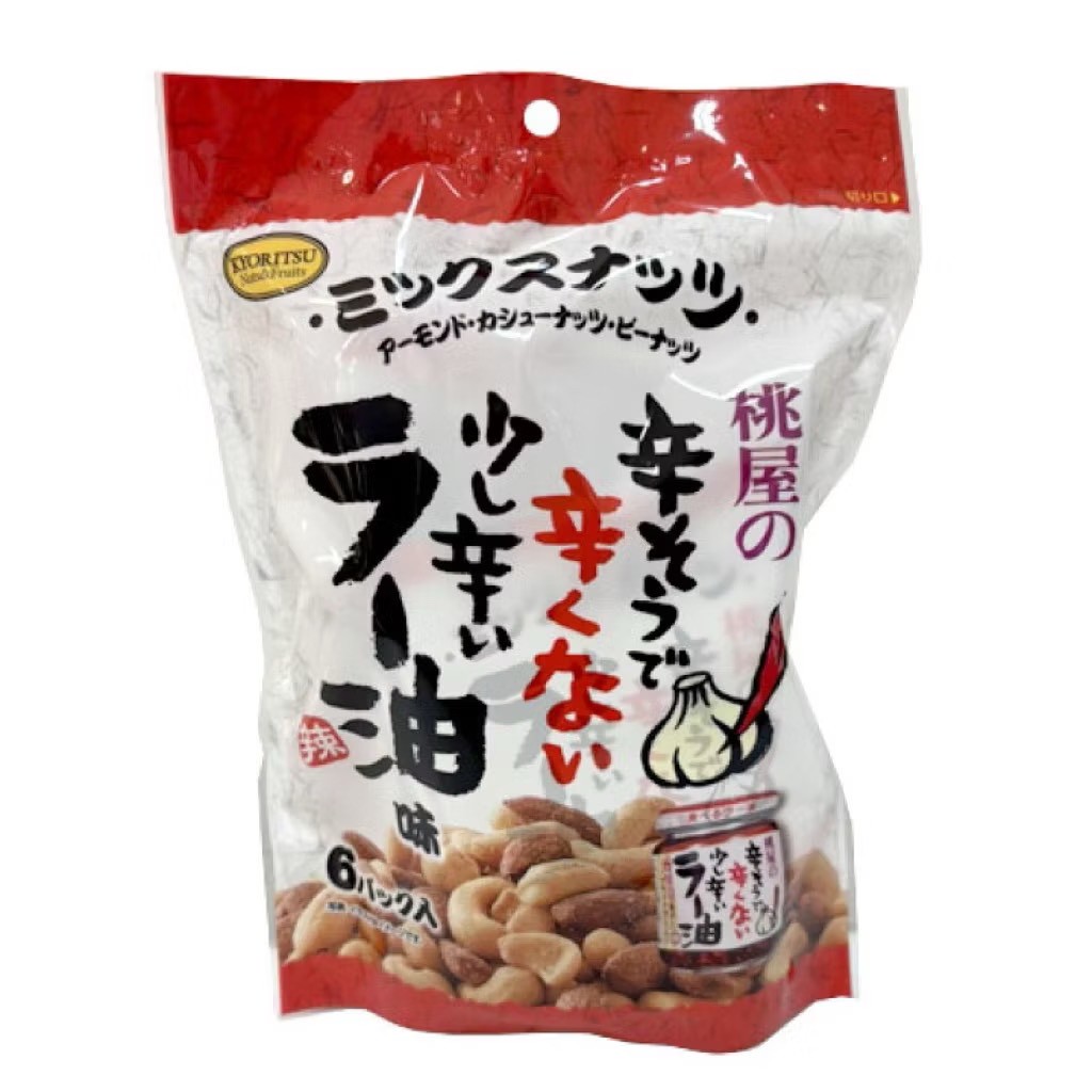 🔥 日本桃屋 綜合堅果 微辣辣椒油風味 (15g x 6袋)