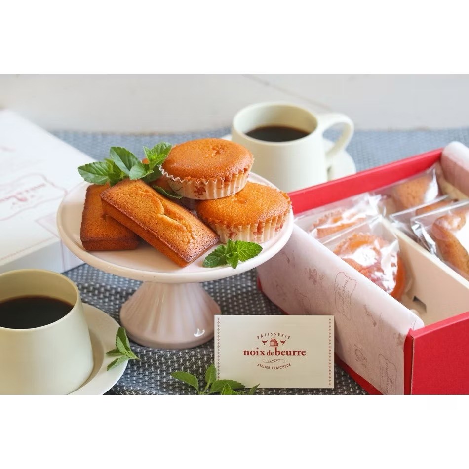 【日本人氣名店 noix de beurre】極致法式費南雪 & 瑪德蓮禮盒