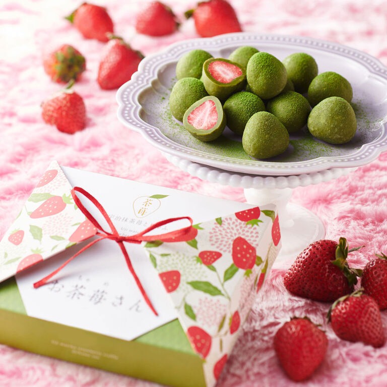 【京都伊藤久右衛門】宇治抹茶草莓松露「お茶苺さん」🍓💚 限定禮盒