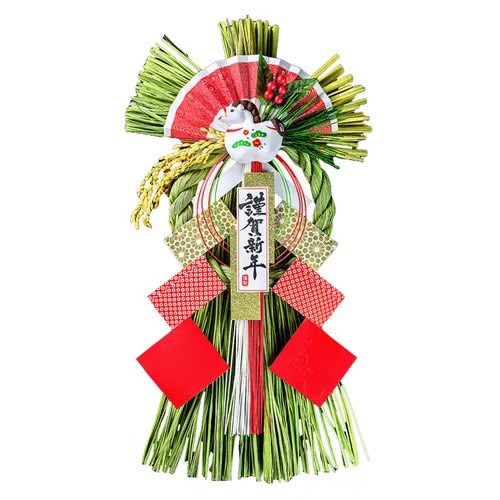 🇯🇵日本職人手作 干支午造型 新年迎福しめ縄掛飾