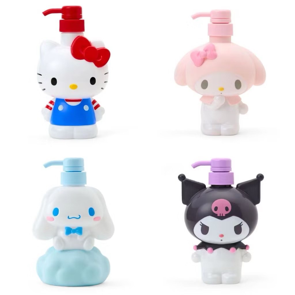 日本🎀✨ Sanrio正版立體公仔造型按壓瓶 ✨🎀