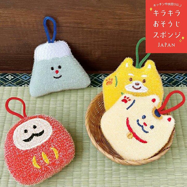 🌟日本 Decole Concombre 可愛造型清潔海綿／洗碗刷 🌟