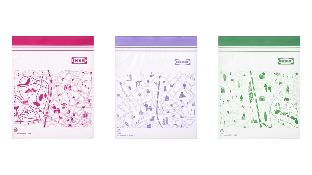 🗺️ 日本IKEA【城市限定地圖密封袋】