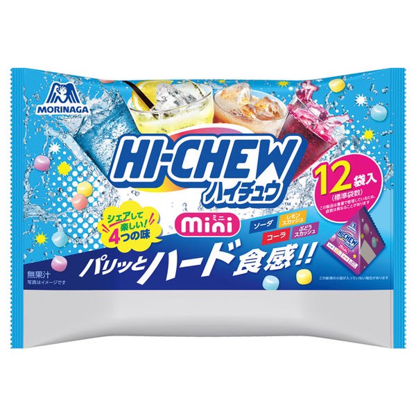 🥤 日本森永 HI-CHEW mini 汽水系綜合軟糖（12袋入）