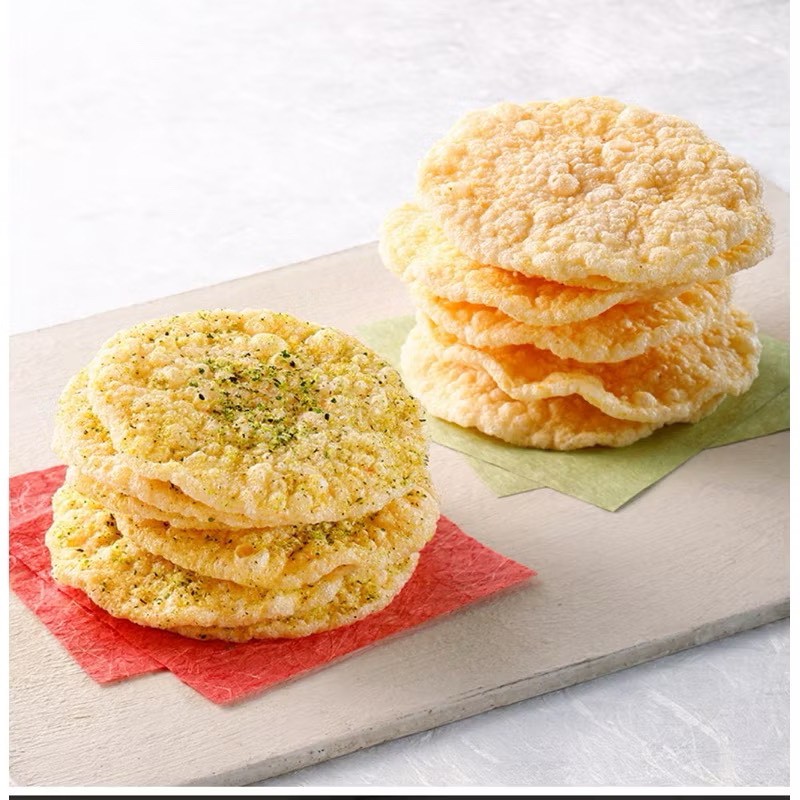 🍋日本築地千歲 天婦羅仙貝禮盒 — 季節限定檸檬鹽風味🍋18入