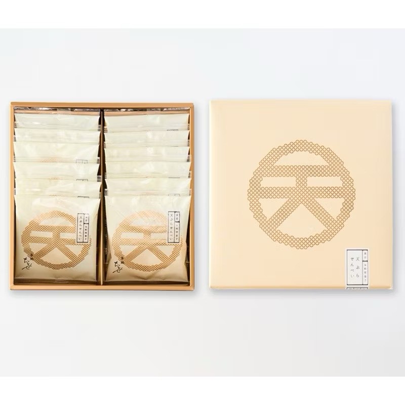🎁日本築地千歲 天婦羅仙貝禮盒（12入）