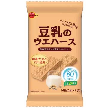 日本🇯🇵Bourbon 豆乳威化餅 16枚入 (2枚×8袋)