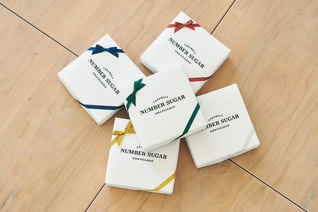 日本🇯🇵東京表參道 Number Sugar 手工焦糖方形禮盒「緞帶隨機色」