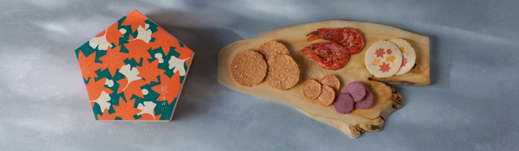 日本🍁 坂角總本舖 秋季限定「秋采織華」海老煎餅禮盒 🍁