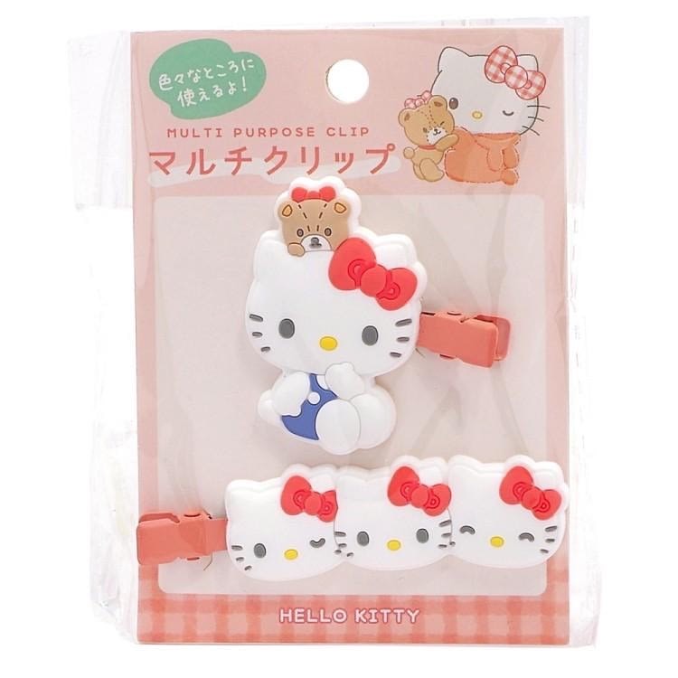 日本🇯🇵CRUX 三麗鷗立體造型瀏海髮夾（2入組）