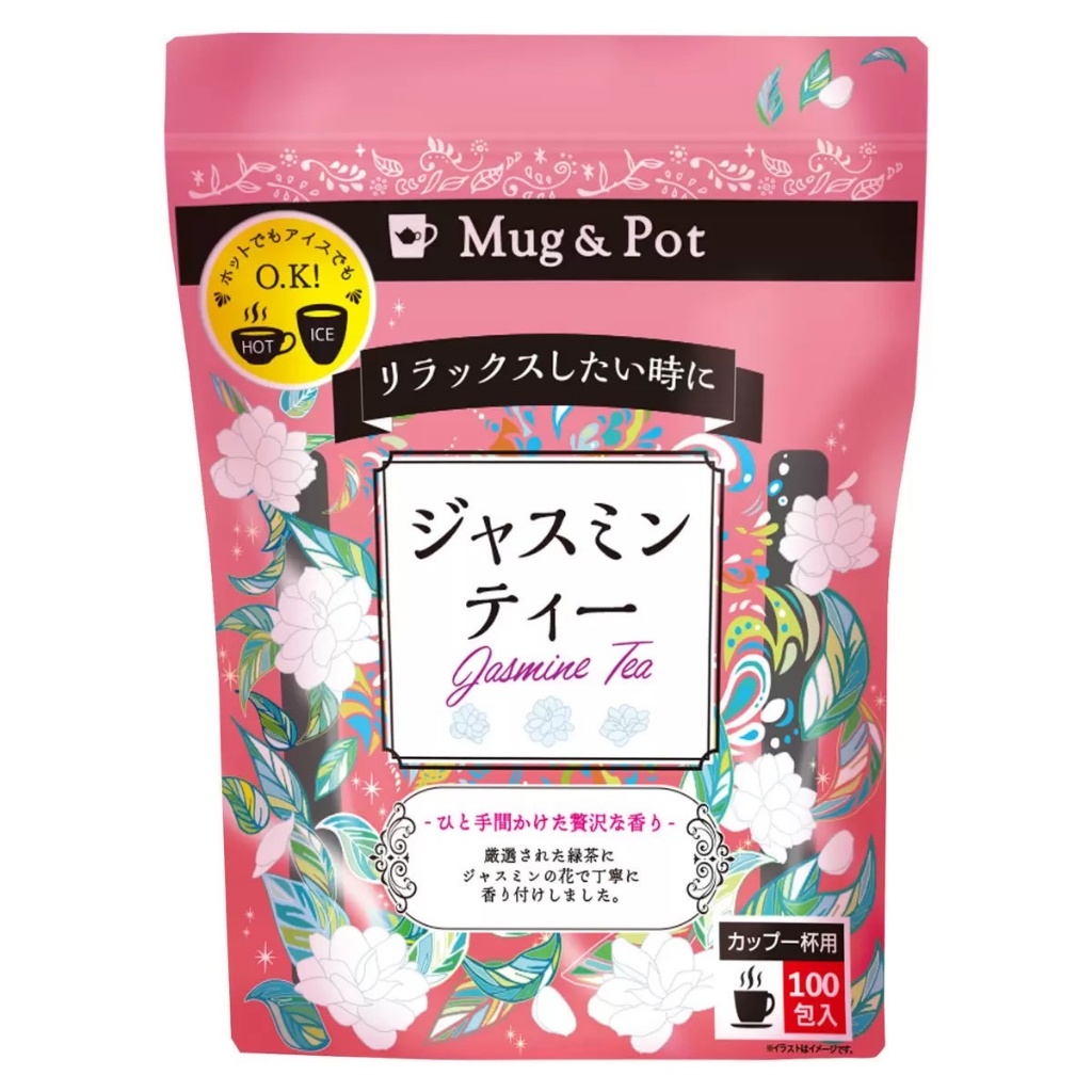 日本🇯🇵好市多直送 Mug & Pot 茉莉花茶大容量包（100入）】