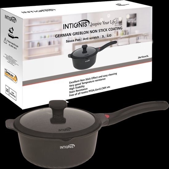 英國 INTIGNIS 大理石鑄造深型萬用湯鍋 【22cm】