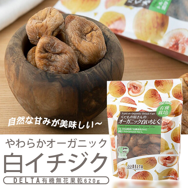 日本DELTA有機無花果乾620g