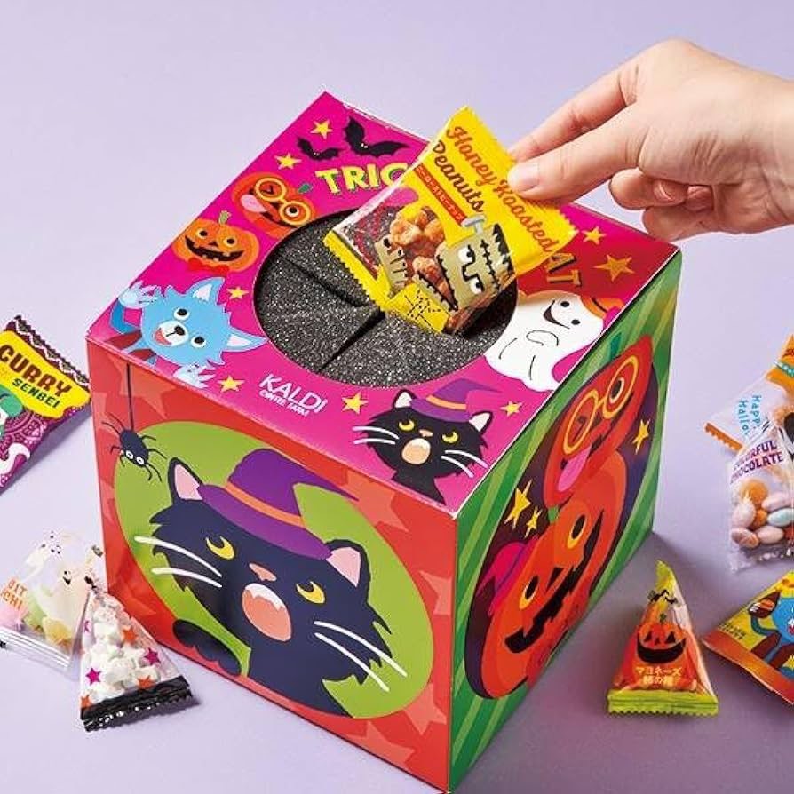 🎃 日本限定｜Kaldi 萬聖節驚喜箱 45入 抽抽樂 🍬