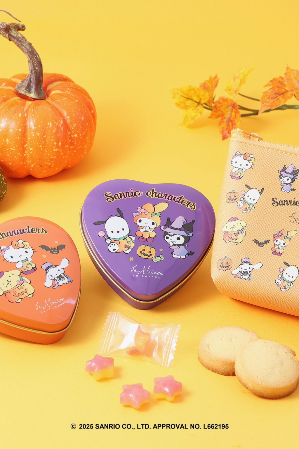 【Sanrio 三麗鷗正版】萬聖節限定角色餅乾禮盒鐵罐