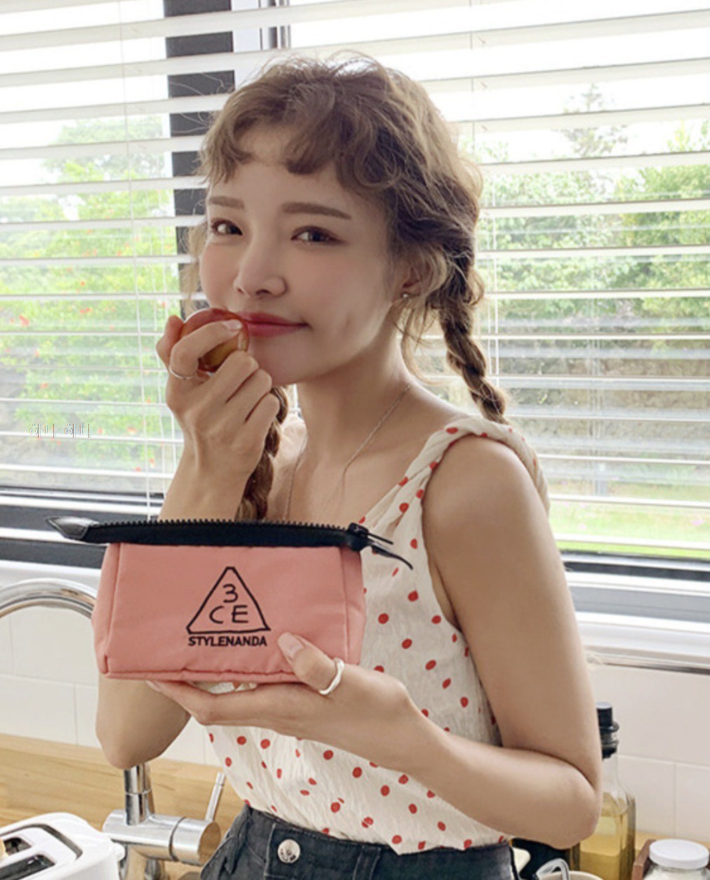 韓國🇰🇷💖【小巧卻能裝】3CE 迷你化妝包 #Mood Pink 👜