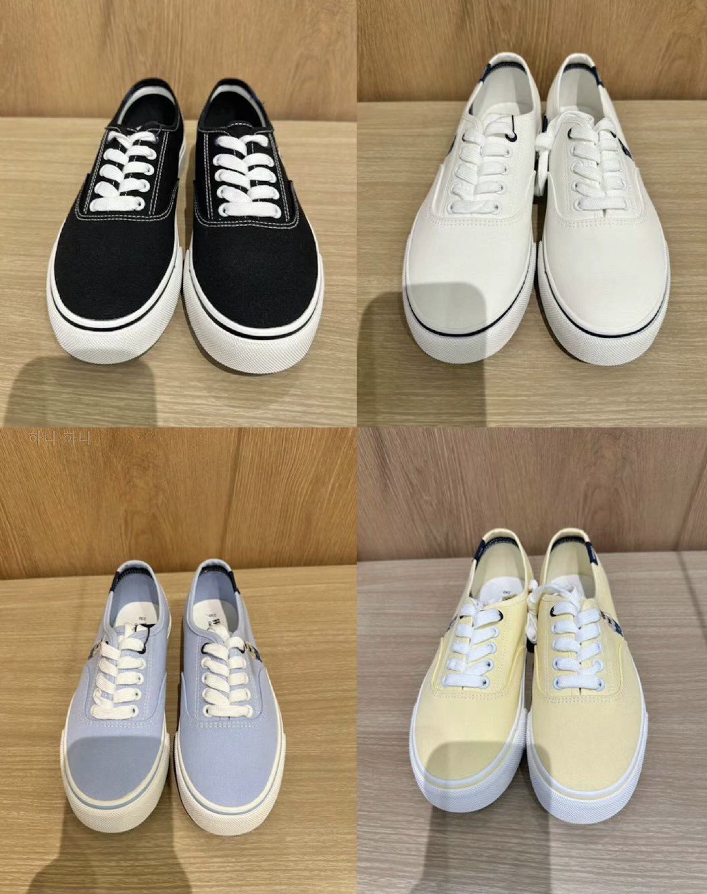 🍊【韓國免稅直送】WHO.A.U 經典小熊刺繡帆布鞋 🐻