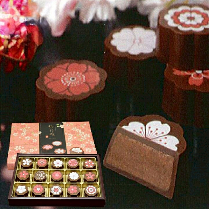 日本🇯🇵櫻花紋巧克力禮盒