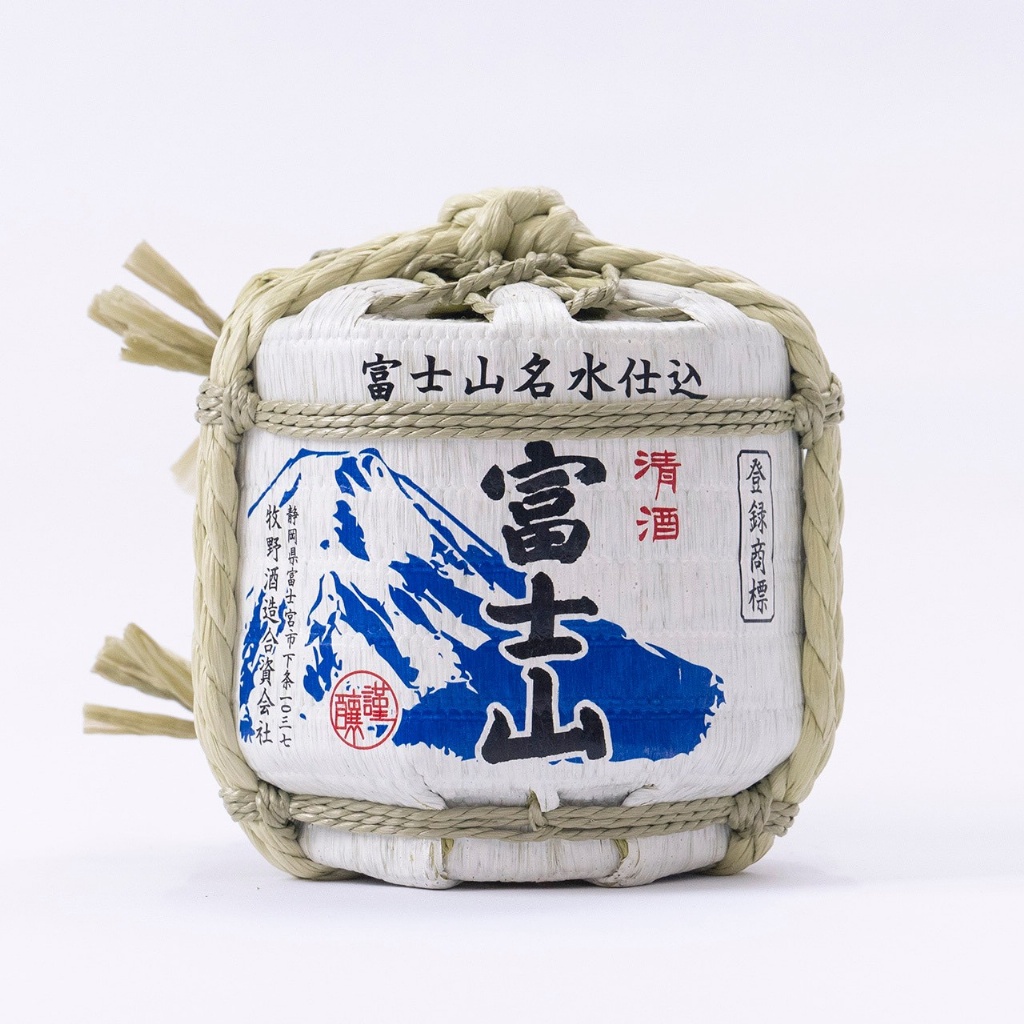 【富士山清酒】日本傳統小酒樽裝飾酒 300ml