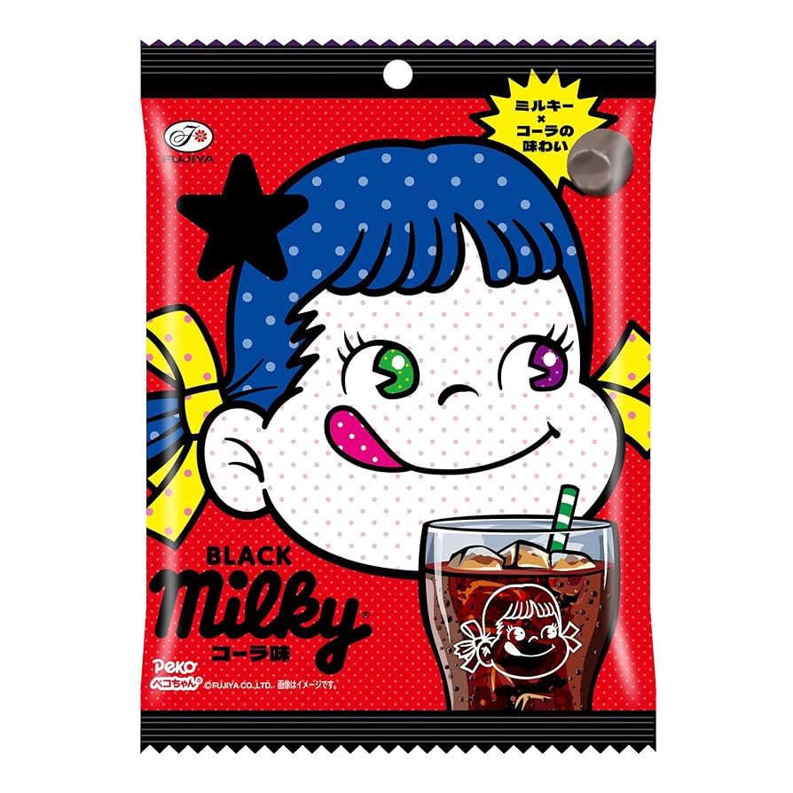 日本🇯🇵不二家 Milky 黑色可樂牛奶糖64g