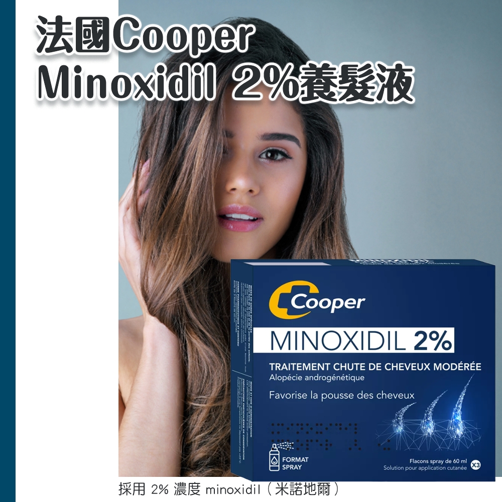 🇫🇷 法國Cooper Minoxidil 2% 養髮液（3×60ml）