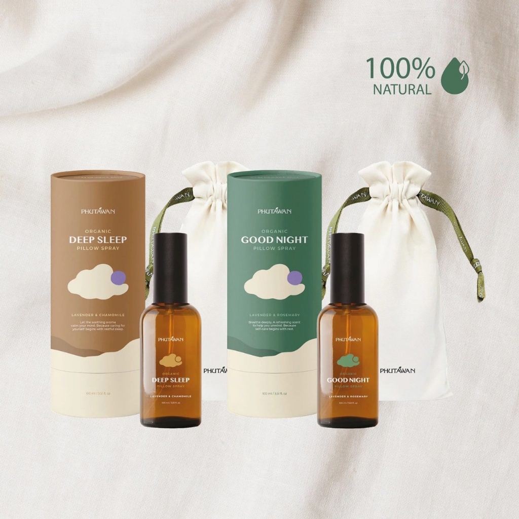 🇹🇭 泰國 Phutawan 有機薰衣草助眠枕頭噴霧 100ml