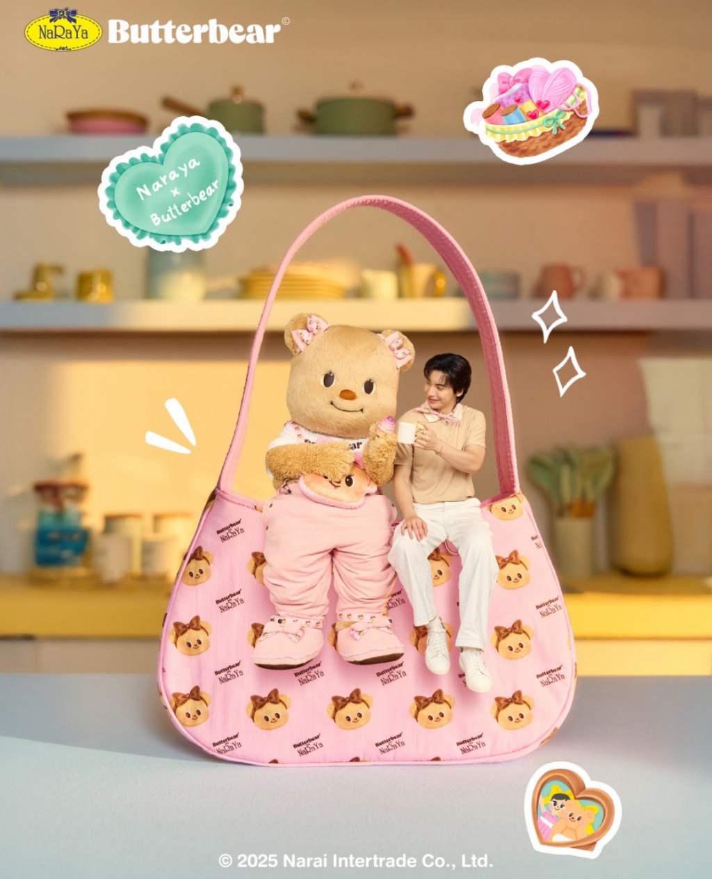 泰國 NaRaYa × Butterbear 聯名限量包款