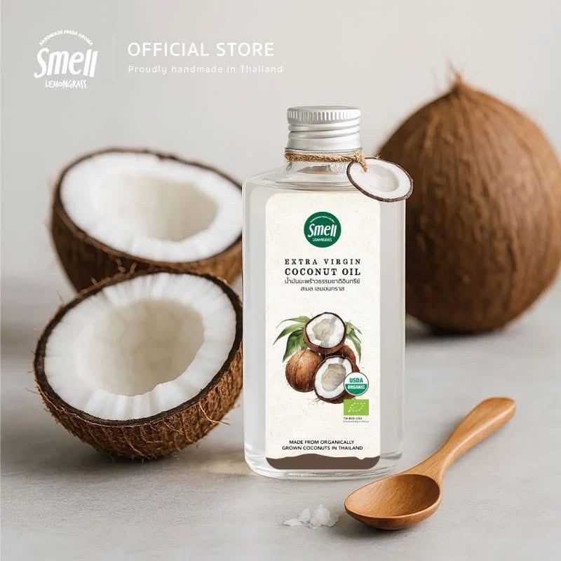 🤎🌴 泰國 Smell Lemongrass 有機初榨椰子油 250ml