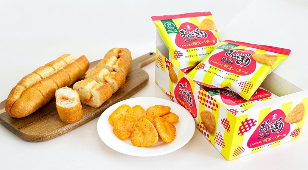 🍘 日本🇯🇵【おにぎり煎餅 明太奶油風味】20g×6袋