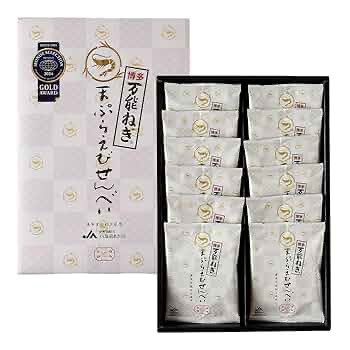 【日本🇯🇵花福堂 博多萬能蔥天婦羅蝦仙貝12入】