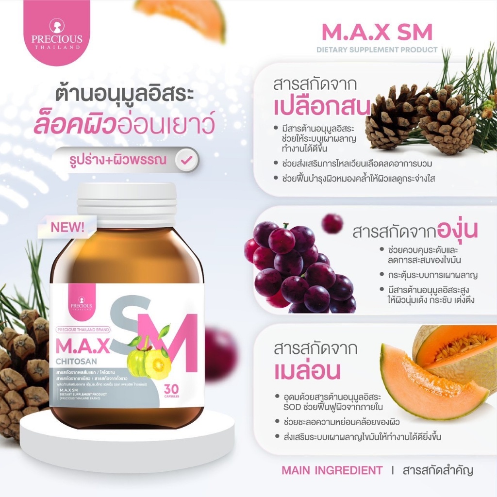 【泰國🇹🇭全新升級版 M.A.X 七天瘦膠囊✨30天份】