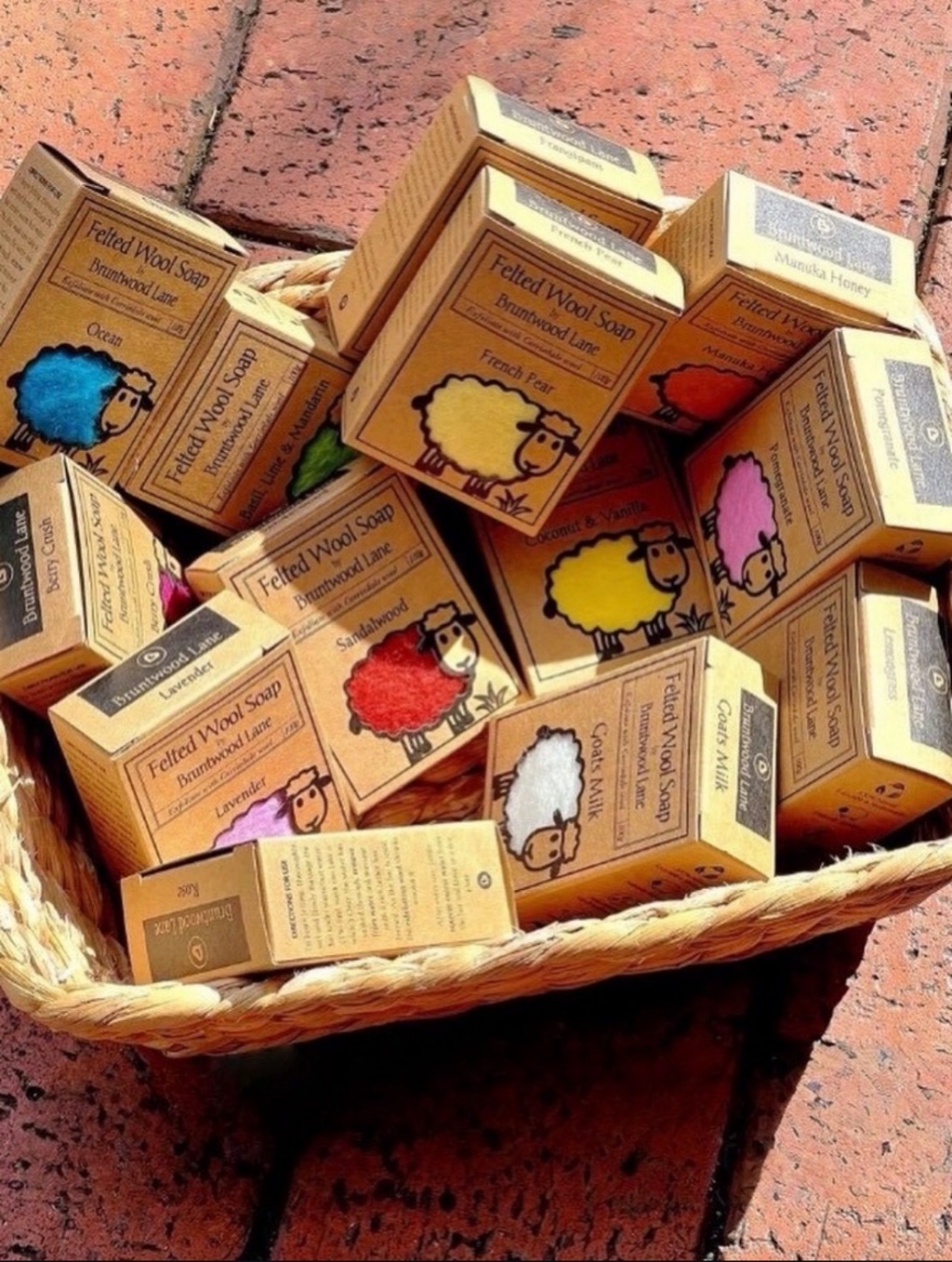 紐西蘭 Bruntwood Lane「Felted Wool Soap」手工羊毛皂 100g