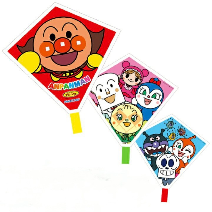 日本🇯🇵 安心輕量「麵包超人 3連風箏」