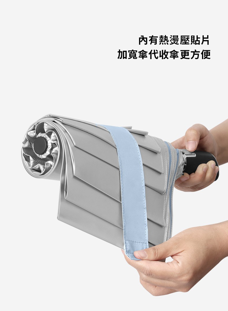 🌂SPEED RESET記憶迅收-58*8K全遮光鈦銀布自動開收傘(銀河)