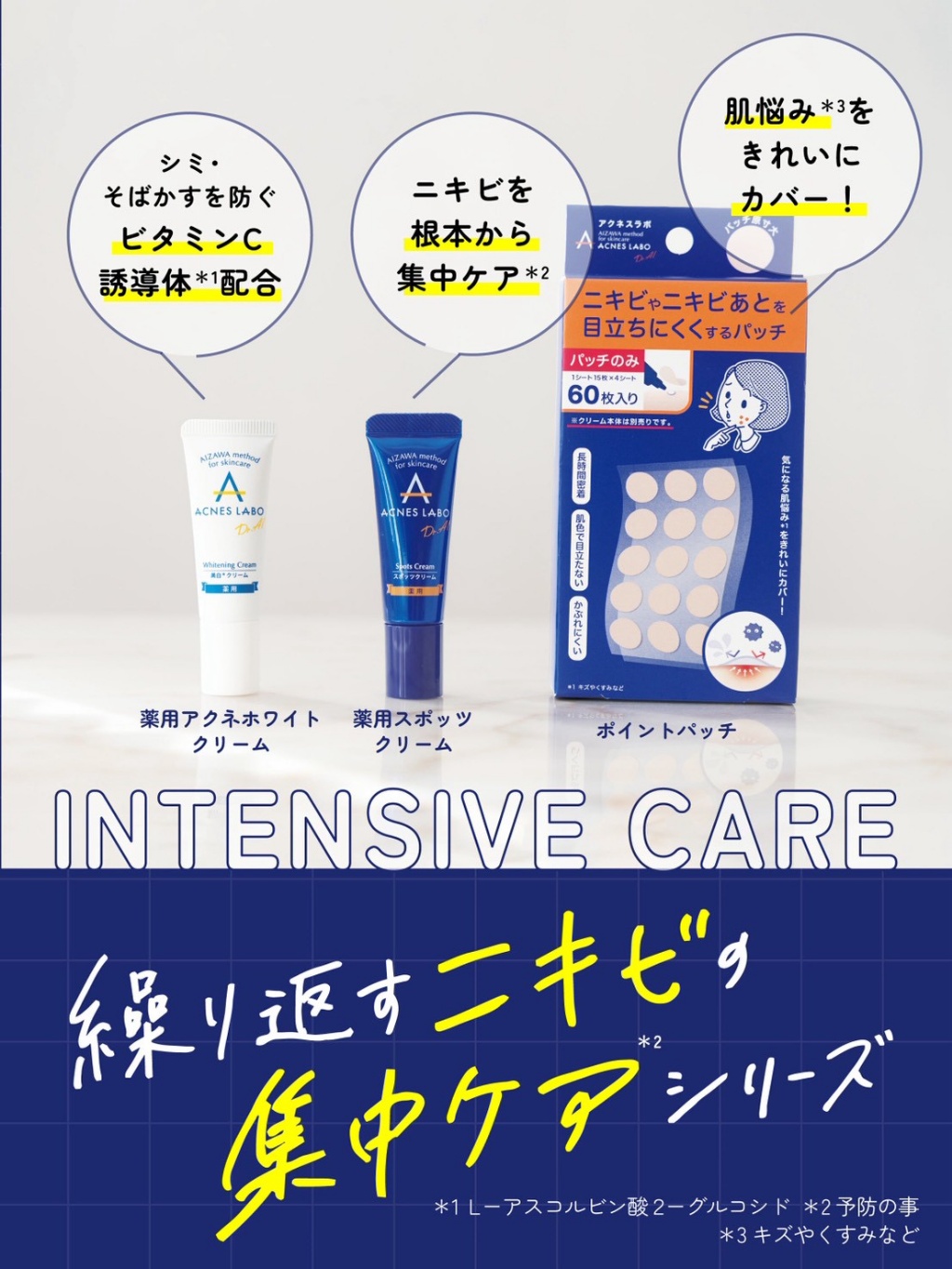 💙【日本 NatureLab】ACNES LABO 藥用痘痘集中修護組
